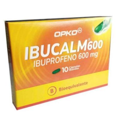 IBUCALM 600 MG X 10 CAPS BLANDAS (IBUPROFENO)