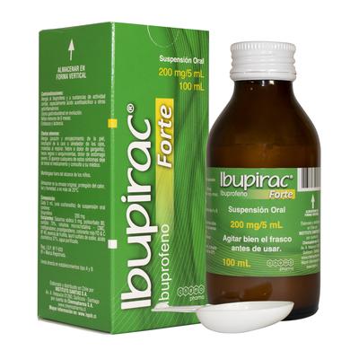 IBUPIRAC FORTE JARABE 200 MG/5 ML X 100 ML (IBUPROFENO)