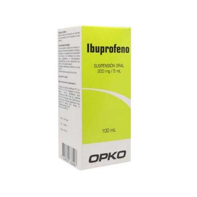 IBUPROFENO FORTE JARABE 200 MG/5 ML OPKO X 100 ML (GENER)
