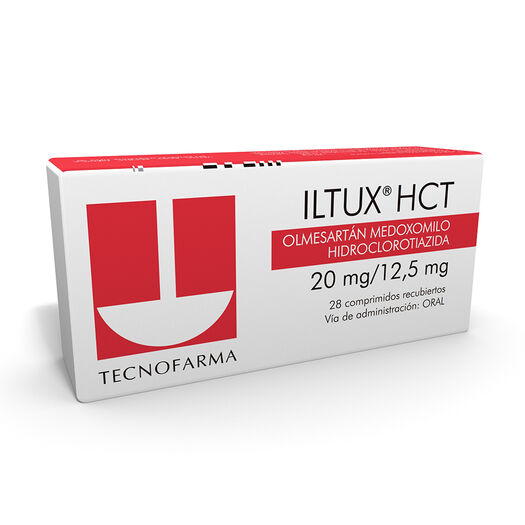 ILTUX HCT 20/12,5 X 28 COMP (OLMESARTAN/HIDROCLOROTIAZIDA)