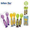 INFANTEC JUEGO DE CUBIERTOS ADHERENTES BIP1274***