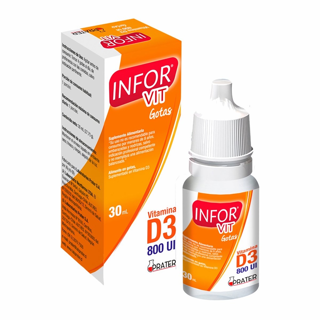 INFOR VIT D3 800 UI SOLUCION X 30 ML