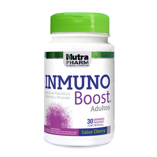 INMUNO BOOST ADULTOS X 30 COMP MASTICABLES NUTRAPHARM