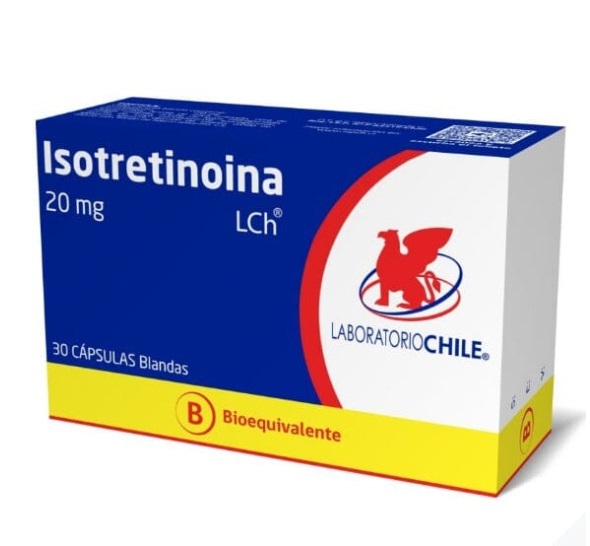 ISOTRETINOINA 20 MG LCH X 30 CAPS (GENER)