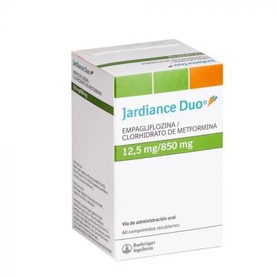 JARDIANCE DUO 12,5/850 MG X 60 COMP (EMPAGLIFOZINA/METFORMINA)