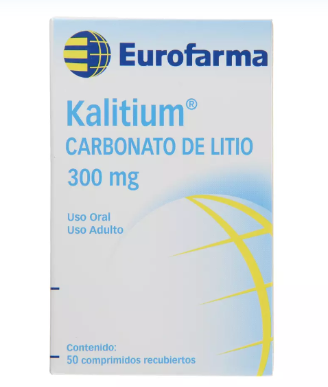 KALITIUM 300 MG X 50 COMP (CARBONATO DE LITIO) (PTM)