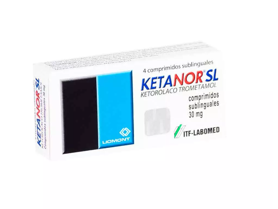 KETANOR SL 30 MG X 4 COMP (KETOROLACO)