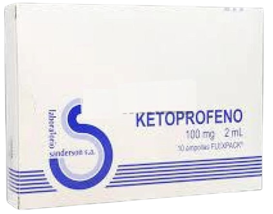KETOPROFENO INYECT 100 MG/2 ML INTRAMUSCULAR X 10 AMP SANDERSON (GENER) (PTM)