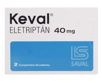 KEVAL 40 MG X 2 COMP (ELETRIPTAN)