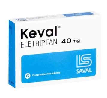 KEVAL 40 MG X 6 COMP (ELETRIPTAN)