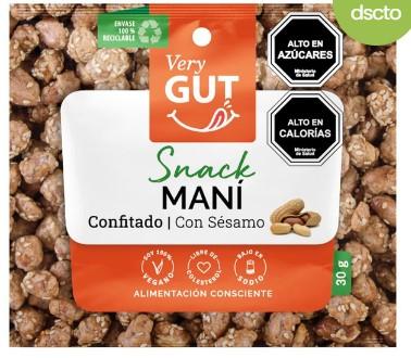 KNOP VERYGUT MANI CONFITADO CON SESAMO X 30 GRS