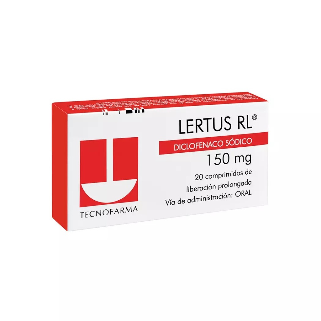 LERTUS RL 150 MG X 20 COMP (DICLOFENACO)