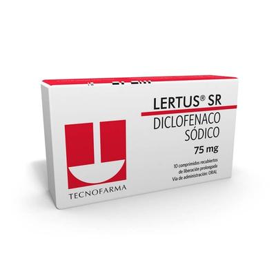 LERTUS SR 75 MG X 10 COMP (DICLOFENACO)
