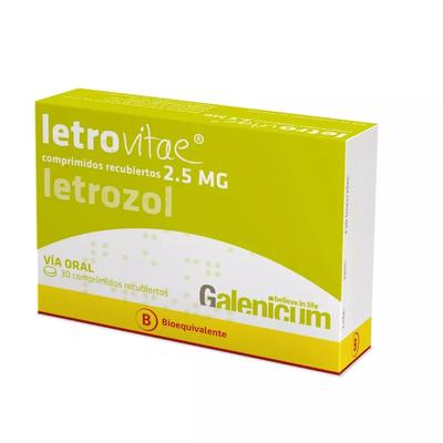 LETROVITAE 2,5 MG X 30 COMP (LETROZOL)