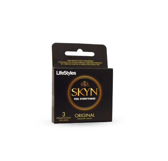 LIFESTYLES PRESERVATIVO SKYN ORIGINAL X 3 UNID