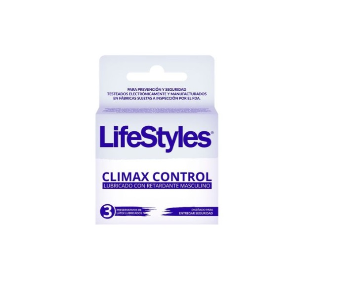 LIFESTYLES PRESERVATIVOS CLIMAX CONTROL X  3 UNID