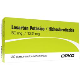 LOSARTAN + HIDROCLOROTIAZIDA  50/12.5 X 30 COMP OPKO (GENER)