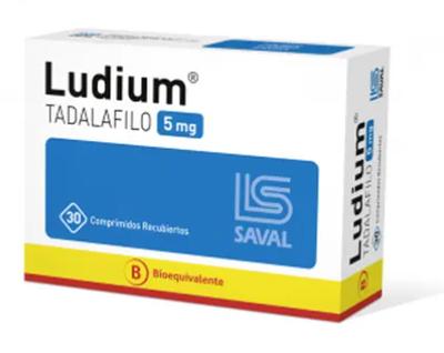 LUDIUM 5 MG X 30 COMP (TADALAFILO)