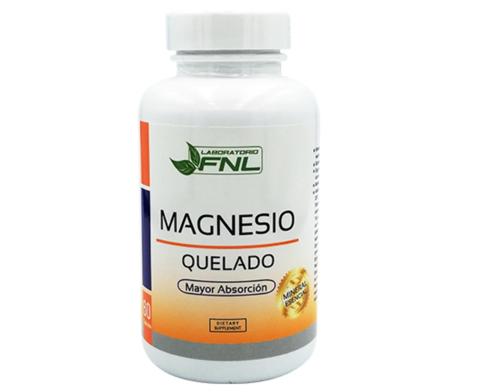 MAGNESIO AMINOQUELADO 500 MG X 60 CAPS FNL (NAT)