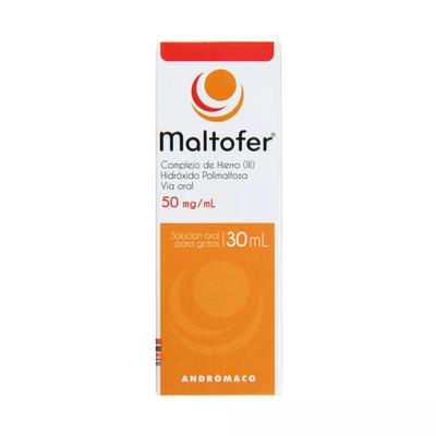 MALTOFER GOTAS 50 MG/ML X 30 ML (HIERRO POLIMALTOSA)