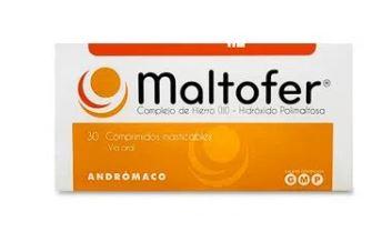 MALTOFER X 30 COMP (HIERRO POLIMALTOSA)