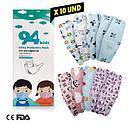 MASCARILLA DESECHABLE KF94 INFANTIL X 10 UNID
