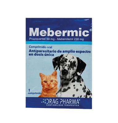 MEBERMIC X 1 COMP (PRAZIQUANTEL/MEBENDAZOL) (VET)