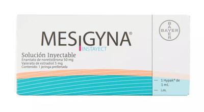 MESIGYNA INSTAYECT JER PRELLENADA X 1 UNIDAD (NORETISTERONA/ESTRADIOL) (HORM)