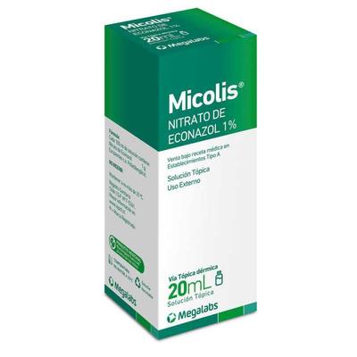 MICOLIS 1 % SOLUCION TOPICA X 20 ML (ECONAZOL)