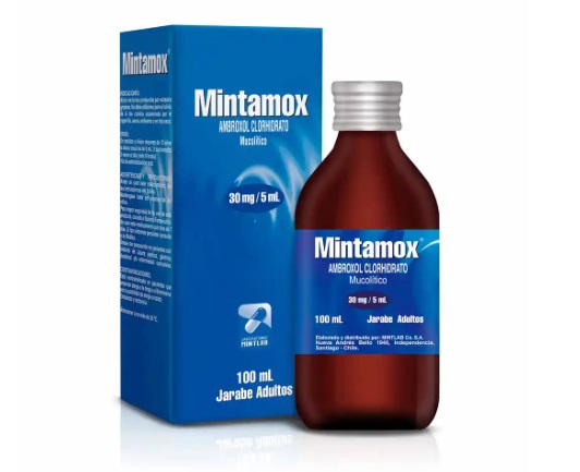 MINTAMOX JARABE ADULTO 30 MG/5ML X 100 ML (AMBROXOL)