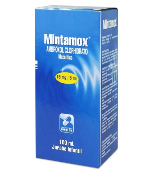 MINTAMOX JARABE INFANTIL 15 MG/5ML X 100 ML (AMBROXOL)