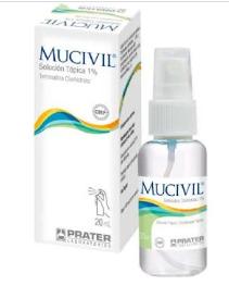 MUCIVIL SPRAY SOLUCION 1 % X 20 ML (TERBINAFINA)