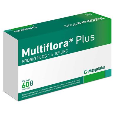 MULTIFLORA PLUS X 60 CAPS (PROBIOTICOS)