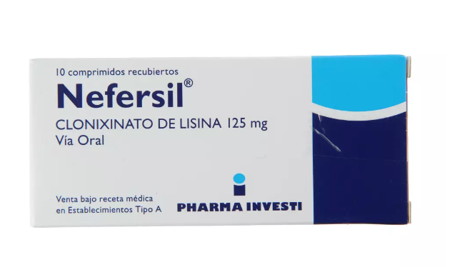 NEFERSIL 125 MG X 10 COMP (CLONIXINATO LISINA)