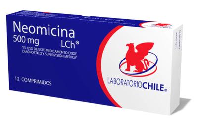 NEOMICINA 500 MG LCH X 12 COMP (GENER) (PTM)
