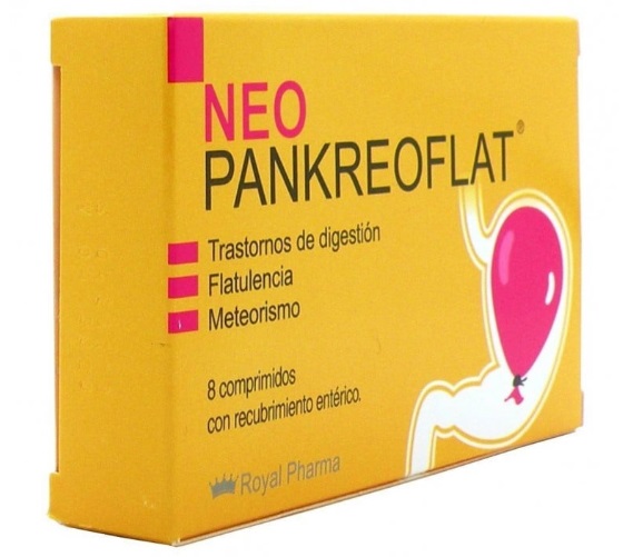 NEOPANKREOFLAT X  8 COMP (SIMETICONA/ENZIMAS)***