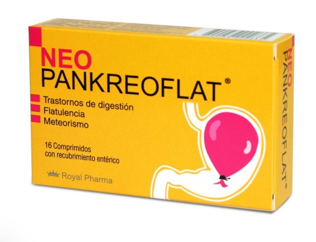 NEOPANKREOFLAT X 16 COMP (SIMETICONA/ENZIMAS)***