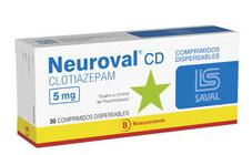 NEUROVAL CD  5 MG X 30 COMP (CLOTIAZEPAM) (PSICO)