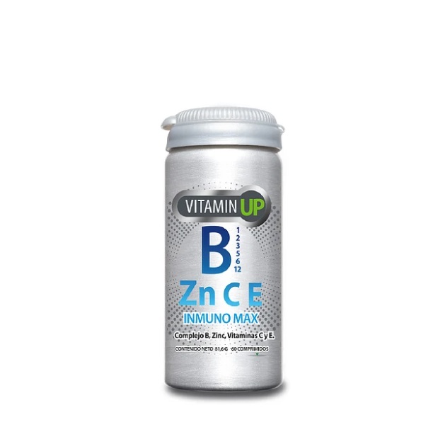 NEWSCIENCE VITAMINUP INMUNO MAX X 60 COMP(VIT C/COMPLEJO B/ZINC/VIT E)