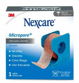 NEXCARE MICROPORE CINTA ADH. PIEL 25 MM X 9,1 MT