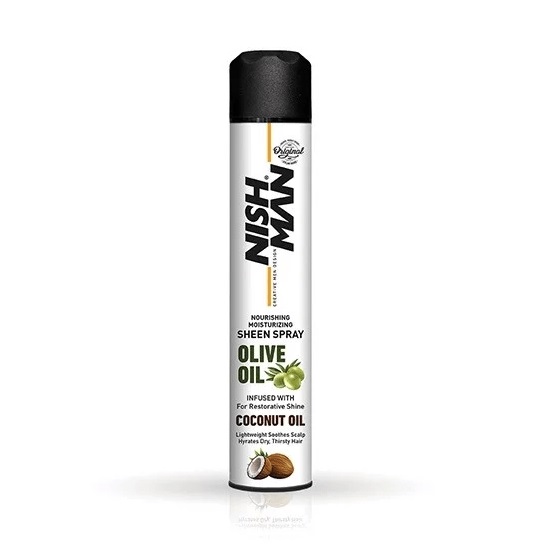NISH MAN HAIR SPRAY COCO-OLIVA X 400 ML (BLANCO)