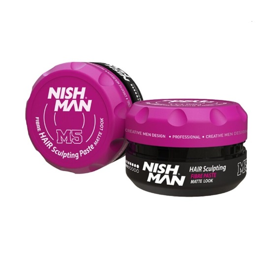NISH MAN PASTA FIBROSA SERIE MASTER M5 MATTE LOOK X 100 ML (MORADO)