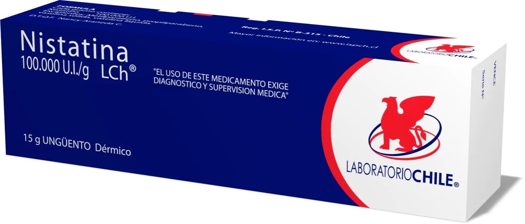NISTATINA 100.000 UI UNGUENTO LCH X 15 GR (GENER) (PTM)