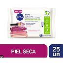 NIVEA TOALLITAS DESMAQUILLANTES SECA SENSIBLE X 25 UNID