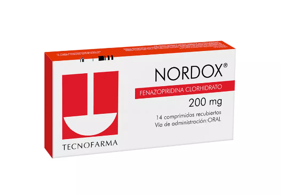 NORDOX 200 MG X 14 COMPRIMIDOS (FENAZOPIRIDINA)