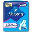 NOSOTRAS TOALLA EXTRA PROTECCION TELA DIA NOCHE X 6 UNID