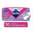 NOSOTRAS TOALLA MATERNIDAD X 10 UNID