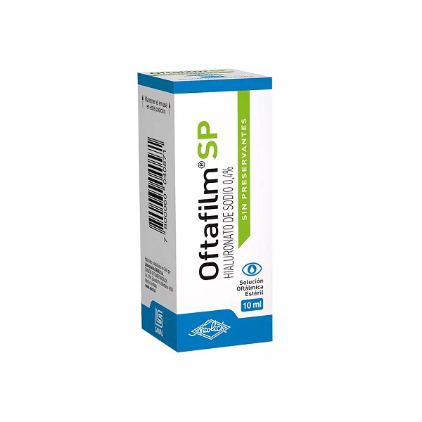 OFTAFILM SIN PRESERVANTES SP 0,4 % SOL OFTALMICA X 10 ML (HIALURONATO DE SODIO)