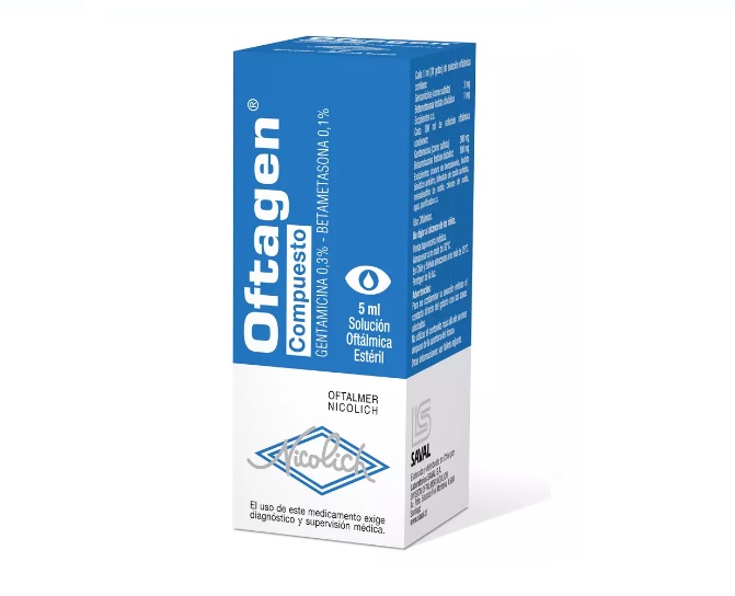 OFTAGEN COMPUESTO SOL OFT X 5 ML (BETAMETASONA//GENTAMICINA)(OFT)