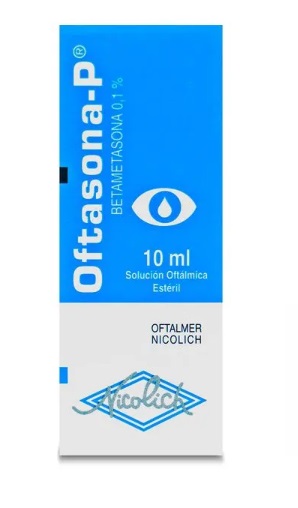 OFTASONA-P 0,1% SOLUC. OFTÁLMICA X 10 ML (BETAMETASONA) (PTM)